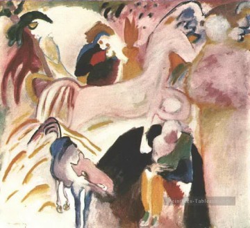 Chevaux Wassily Kandinsky Peinture à l'huile